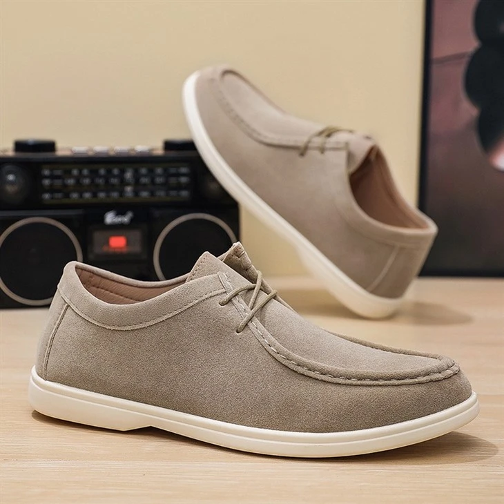 New Fashion Trend Luxury Designer High Quality Top Suede Casual Dress Shoes Flat Loafers For Men factory