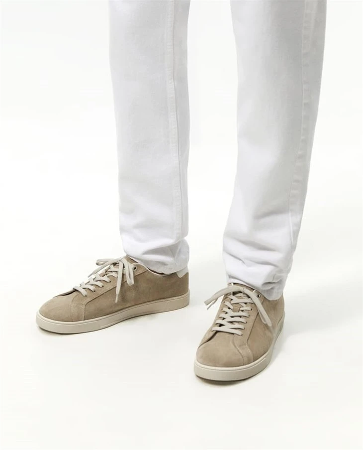 Recycled Fly Cow Suede Beige Casual Shoes high quality